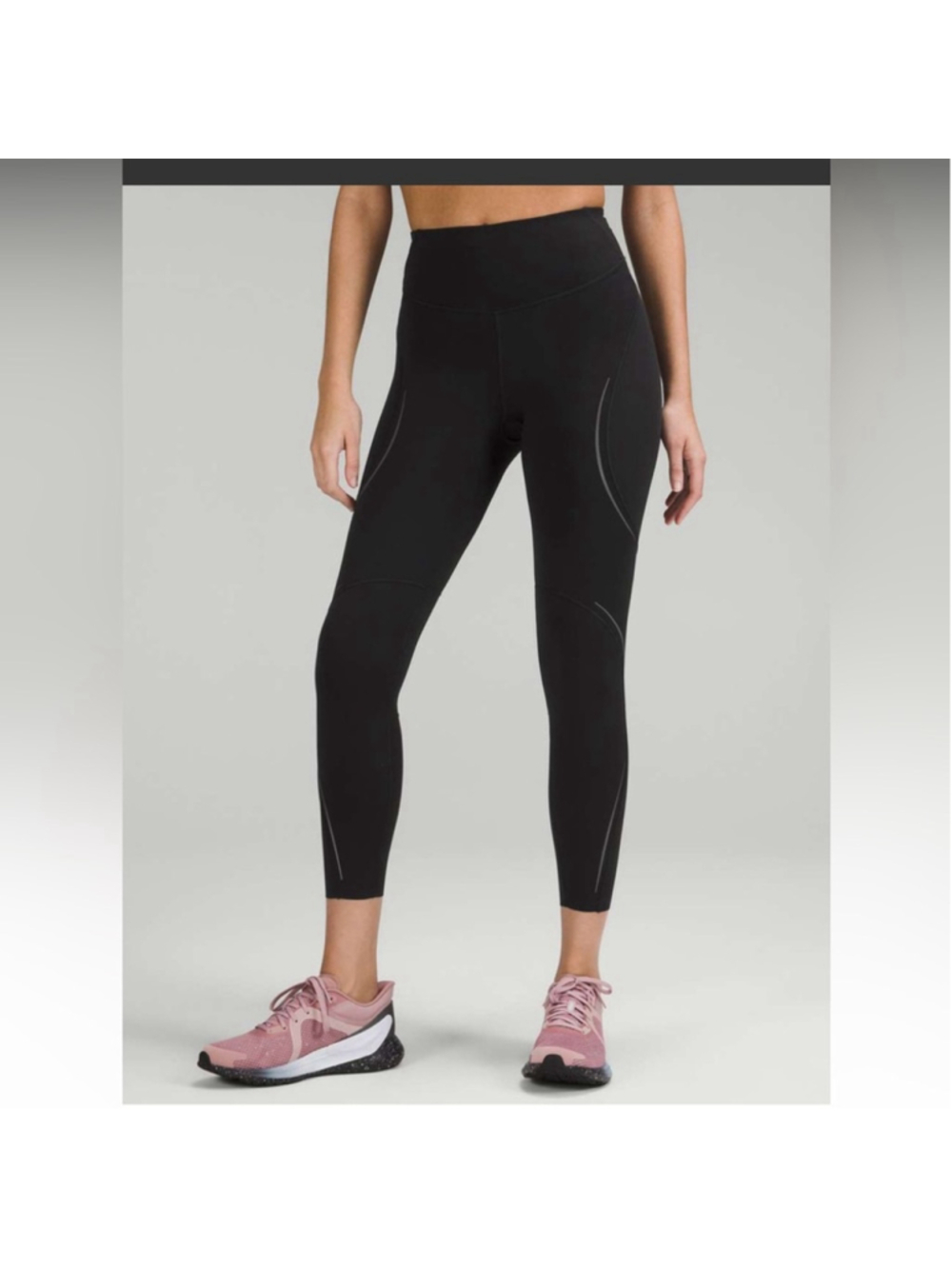 Lululemon Base Pace tights High-Rise Reflective Tight 25" Black Size 4